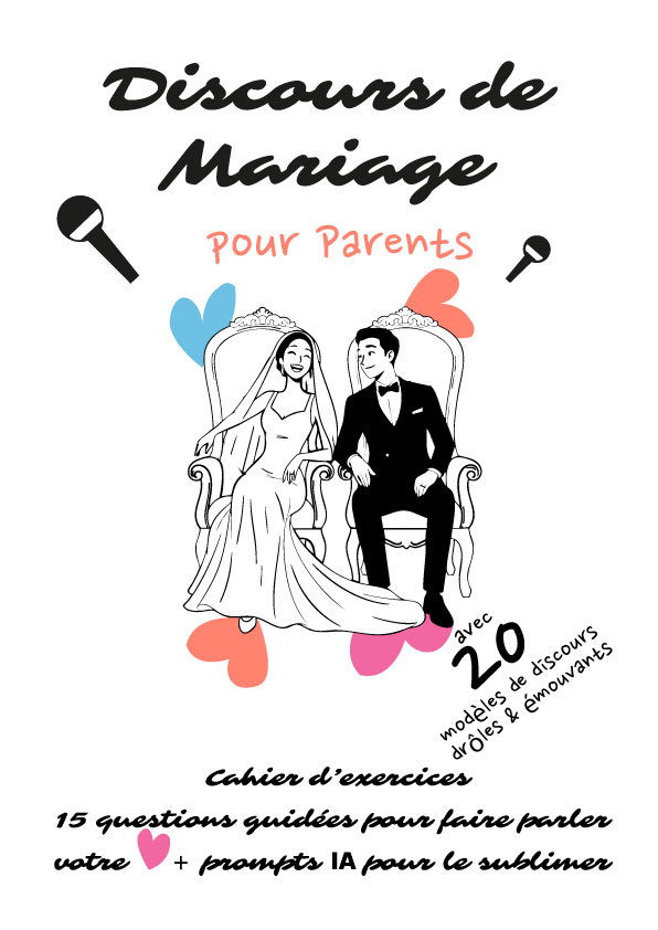 Cahier d'exercices discours de mariage